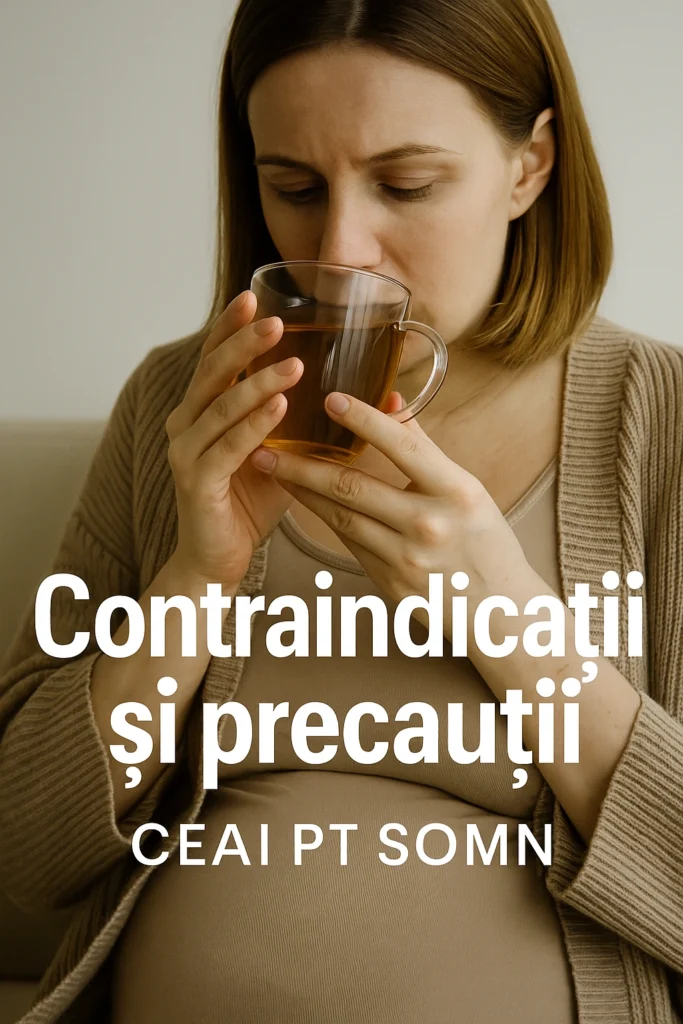 Ceai pt somn – Cele mai bune ceaiuri pentru un somn liniștit și profund Femeie însărcinată mirosind o cană de ceai pt somn, imagine despre contraindicații și precauții ale ceaiurilor calmante
